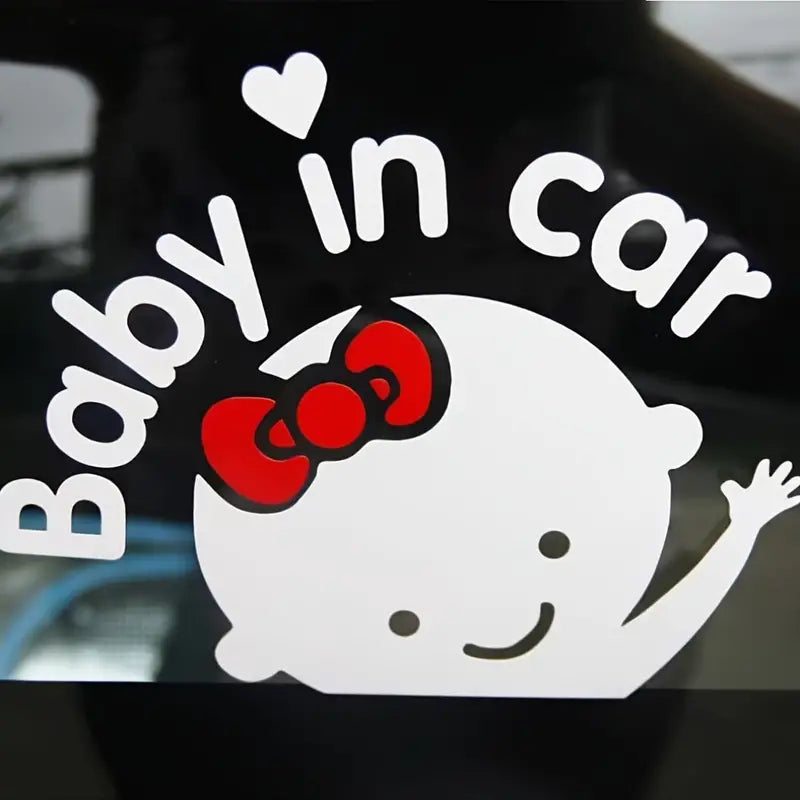 "Baby in car" Sticker