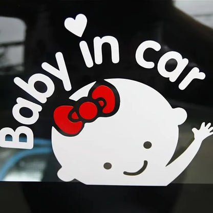"Baby in car" Sticker