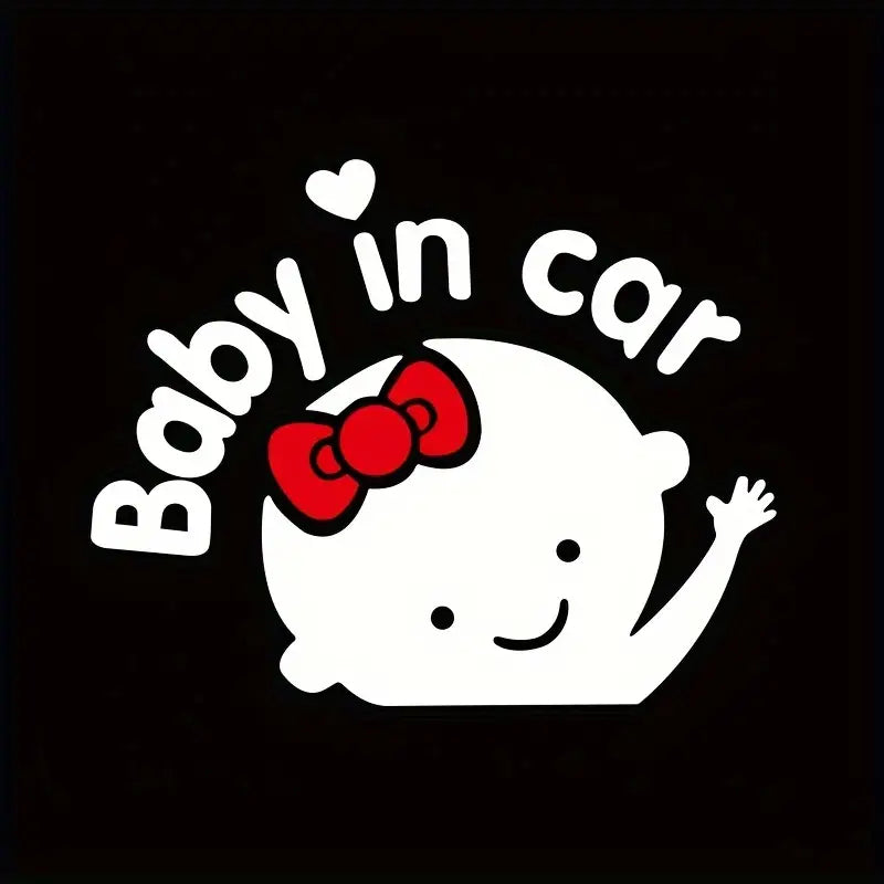 "Baby in car" Sticker