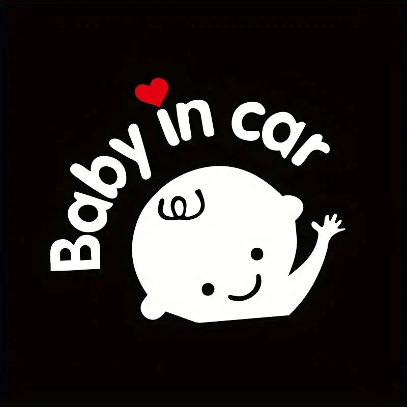"Baby in car" Sticker