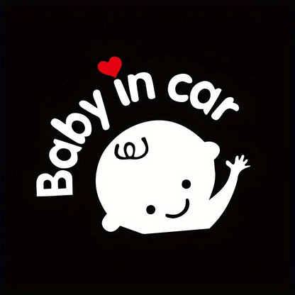 "Baby in car" Sticker